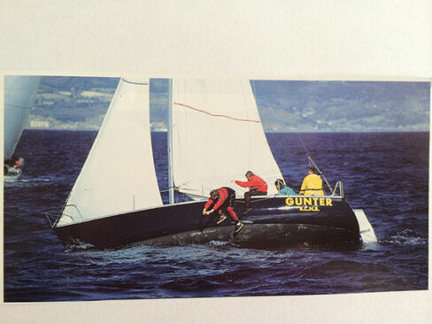 El Gunter en plena acción