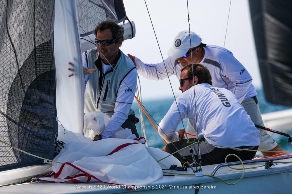 Tripulación Gunter navegando